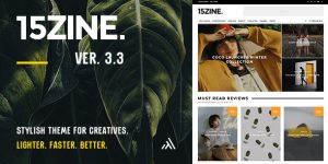 15Zine HD Magazine Newspaper WordPress Theme – the ultimate solution for transforming your WordPress site into a stunning