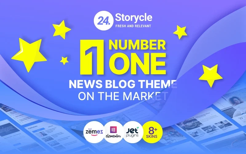 Grab Thousands of Excellent Possibilities with 24.Storycle WordPress Website Template for Blogging For those who have been always dreaming about the all-in-one multipurpose news and blog theme