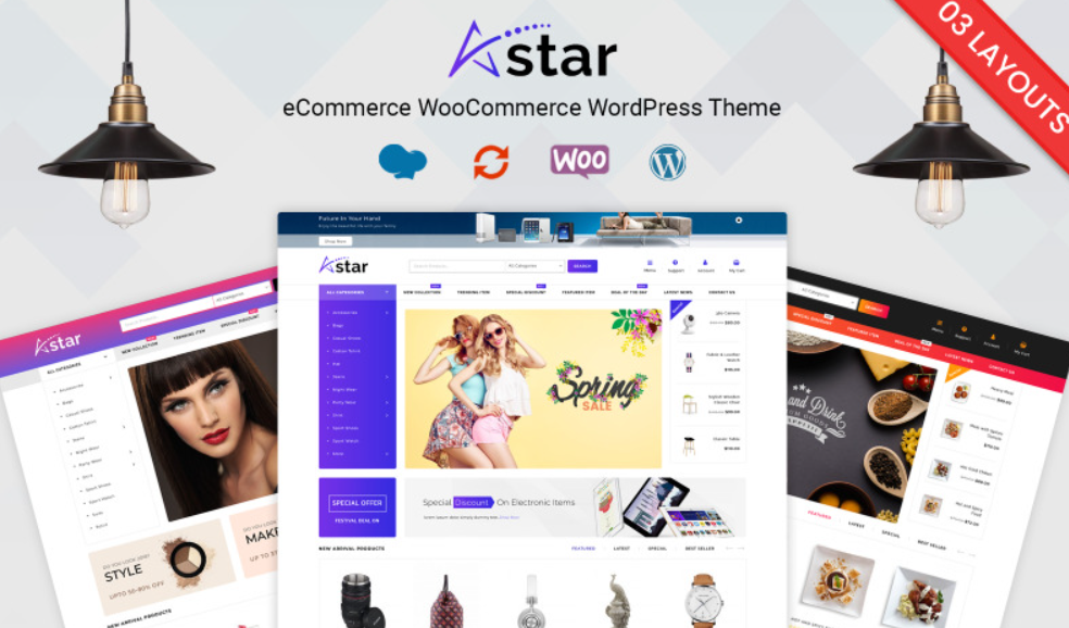 Discover A-Star – the ultimate Multi-Purpose Store WooCommerce Theme! With its stunning design