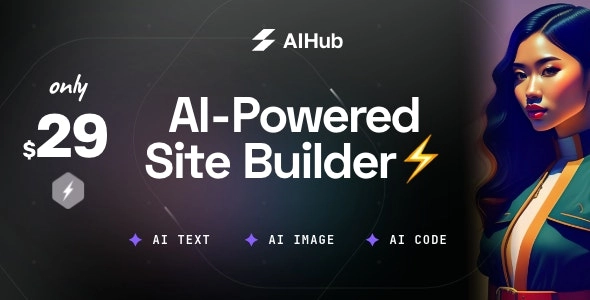 AIHub is the all-in-one Site Builder with ultra high performance