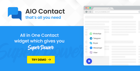 Enhance your WordPress site with seamless communication using the All In One Contact Widget. Easy customization and integration—available now on CodeCanyon!