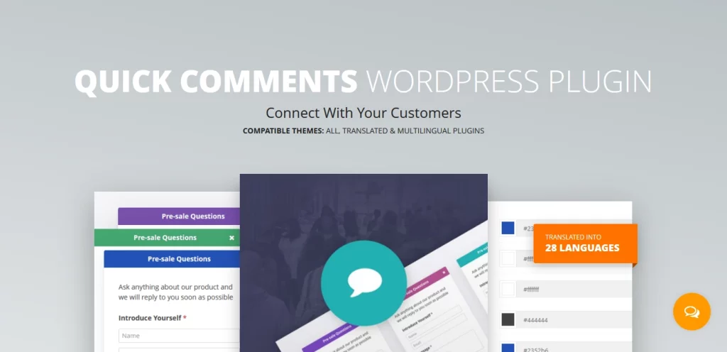 Boost customer engagement with AIT Quick Comments! This seamless WordPress tool features a fixed panel for instant visitor contact on every page