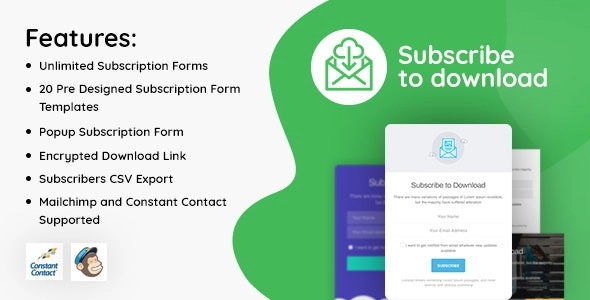 Unlock the power of email marketing with the AIT Subscribe Form plugin! Effortlessly collect visitor emails