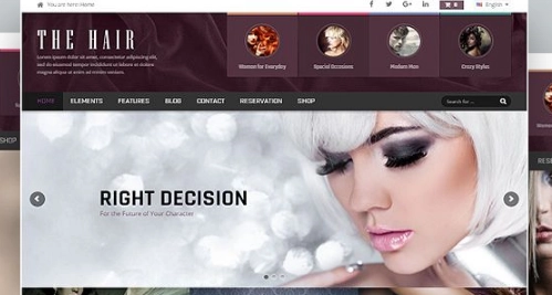 Discover the AIT Hair WordPress Theme by AIT Themes