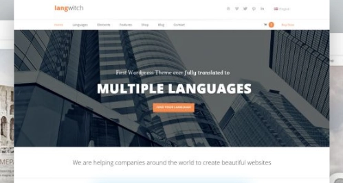 Discover the AIT – Langwitch WordPress Theme