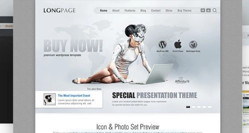 Discover the AIT – Longpage WordPress Theme