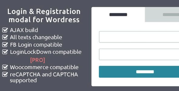 Easy to integrate modal with Login and Registration features + inline form using a shortcode. Compatible with any theme. PRO version includes: 12 months of personal support from the developer via Email Troubleshooting problems and conflicts with other plugins/themes (1 site) Unlimited plugin updates Compatibility with other popular plugins (list…