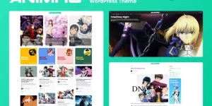 ANIMAG is a new editorial web design creation for Anime News WordPress themes