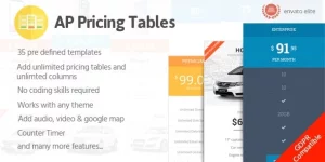 Elevate your WordPress site with AP Pricing Tables