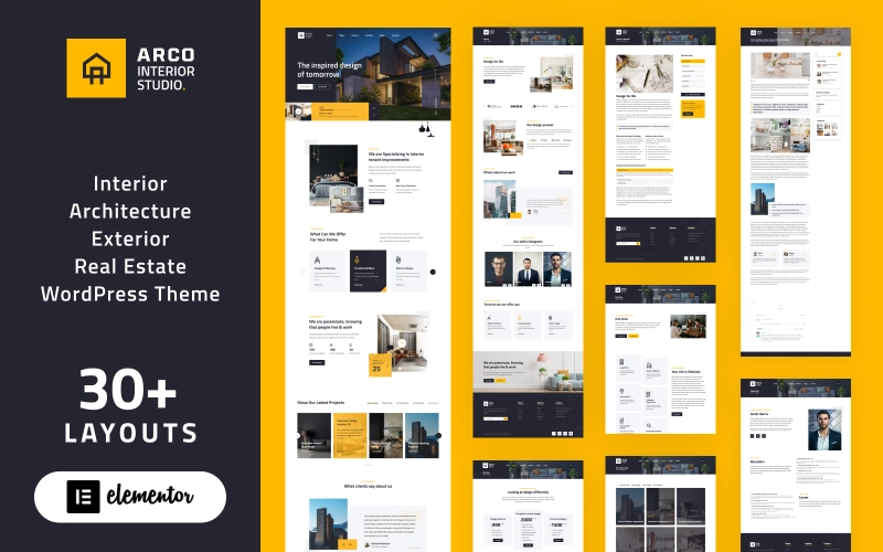 ARCO is an unique designed WordPress theme for Architecture