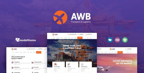 AWB Transport  Logistics is a modern and responsive WordPress theme designed specifically for transportation and logistics businesses. It features a clean and professional design