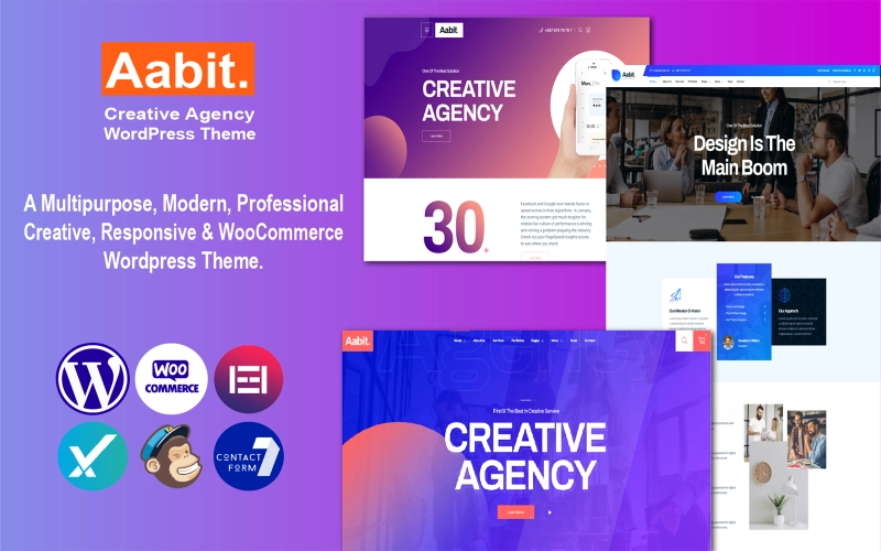 Aabit is Startup  Multipurpose WordPress Theme which is build with Elementor with fully responsive. It can apply to Start-Up