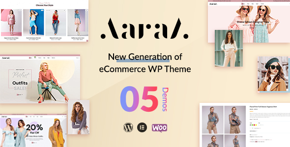 Aaraa - Multipurpose Fashion Shop WordPress Theme Best Modern Responsive Fashion Shop Multipurpose theme for ecommerce business niches like: Fashion store