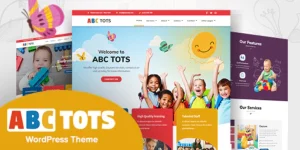 Discover Abc Tots: A versatile  stylish kindergarten WordPress theme perfect for childcares