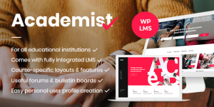 Academist: A Modern Learning Management System and Education Theme Hey there