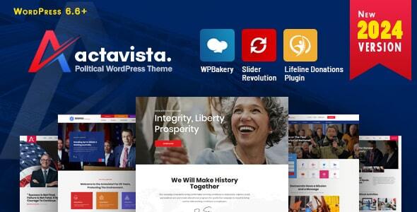 Actavista: A Responsive WordPress Theme for Politicians and Political Organizations Are you on the lookout for the perfect WordPress theme to elevate your political campaign? Look no further! Actavista: A Responsive WordPress Theme for Politicians and Political Organizations is here to help you make a powerful impact. This theme is…