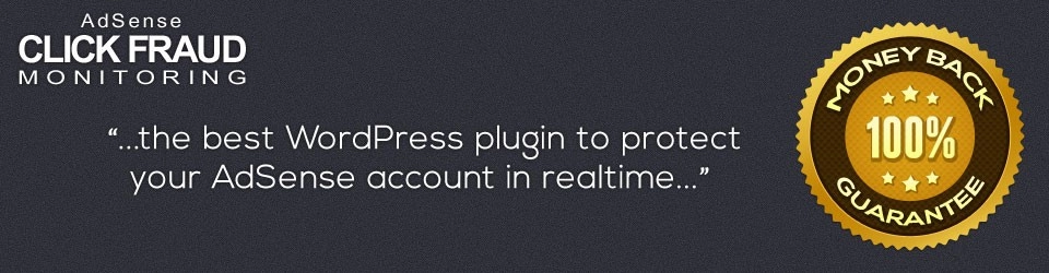 Minimize the risk to be banned and excluded from your Adsense account due to malicious third party clicks on advertisements on your website. Works with other ad publishers as well – not limited to AdSense.