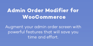 Transform your WooCommerce store with Admin Order Modifier! Effortlessly edit orders