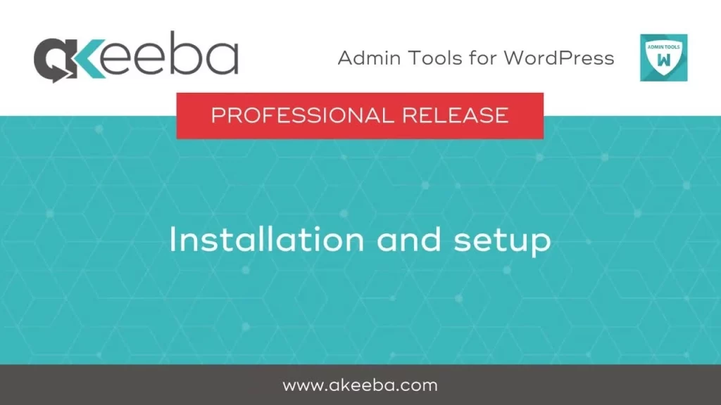 Admin Tools for WordPress Perform maintenance tasks. Protection against hackers. Optimise your site. All in one