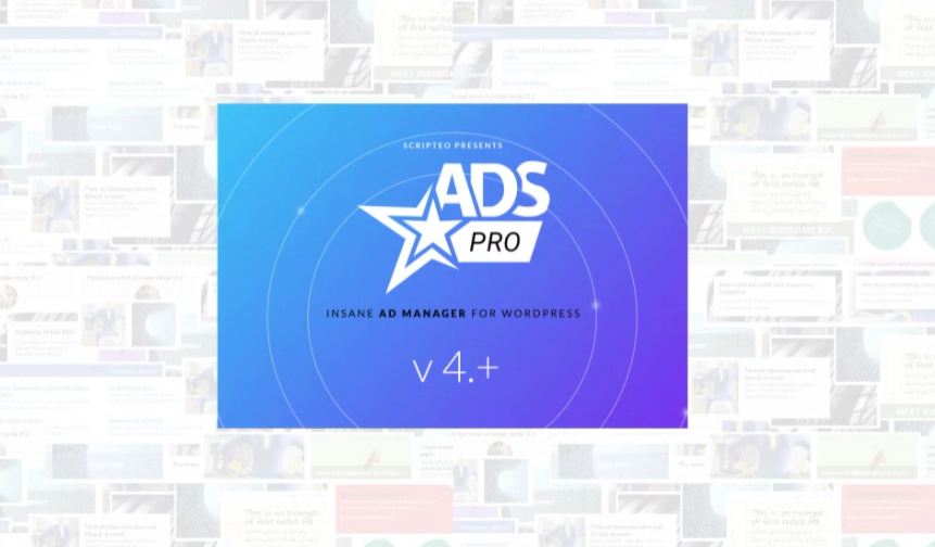 Ads Pro - the latest Version of WordPress Ad Plugin that helps you manage