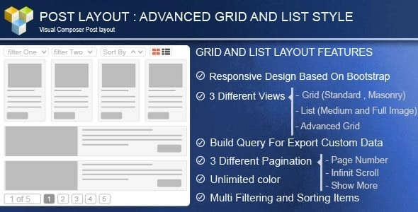 Discover the Advance Post Grid/List with Custom Filtering for Visual Composer! Transform your WordPress site with dynamic grids and lists