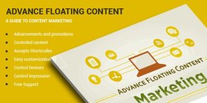 Advanced Floating Content plugin is made to use in all in one’s purpose and it’s not difficult to use