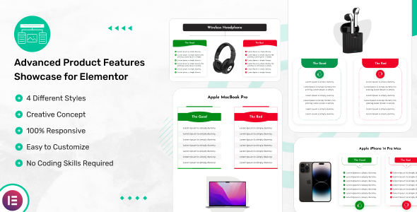 Highlight product features beautifully on your WordPress site using the Advanced Product Features Showcase for Elementor. Try it now via Bevaultx!