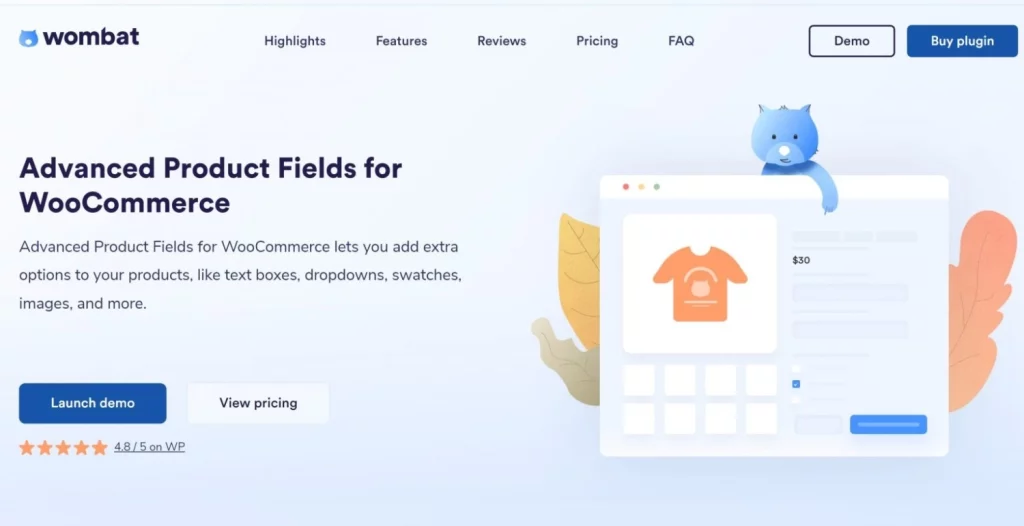 Advaced Product Fields (Product Addons) allows you to add extra form fields to your WooCommerce product pages. Whether you want to create a pizza configurator or add extra options