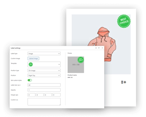 Unlock the power of Advanced Woo Labels PRO! Create stunning image labels