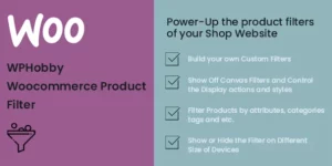 Advanced WooCommerce Product Filter is a flexible WooCommerce Plugin make your visitors can select products by its categories