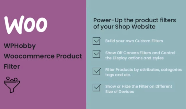 Advanced WooCommerce Product Filter is a flexible WooCommerce Plugin make your visitors can select products by its categories