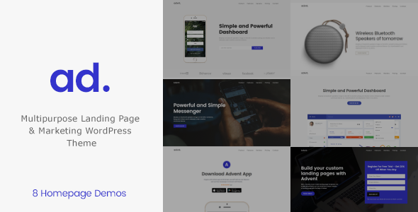 Advent - Multipurpose Landing Page Marketing WordPress Theme: The Ultimate Solution for Your Marketing Needs Looking to create stunning landing pages for your product or service? Look no further than the Advent - Multipurpose Landing Page Marketing WordPress Theme. This theme is perfect for creating various types of landing pages…