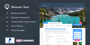 Adventure Tours is a Wordpress theme developed for travel agencies and tour operators of any size. It offers a lot of flexibility and possibilities in setting up tours. You can indicate as many tour attributes as you like. These attributes can later be used for setting up a search form.…