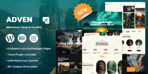 Advenx – Adventure Travel  Tourism WordPress Theme Ready to elevate your adventure travel site? The Advenx – Adventure Travel  Tourism WordPress Theme is your ideal companion! Designed with thrilling adventures and immersive travel experiences in mind