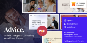 Advice Online Therapy  Counseling WordPress Theme: Transforming Therapy Sessions Searching for the perfect theme to elevate your online therapy and counseling services? Look no further than the Advice Online Therapy  Counseling WordPress Theme. This sleek and user-friendly theme will give your website the professional edge it needs to…