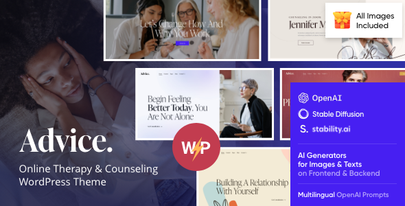 Advice Online Therapy  Counseling WordPress Theme: Transforming Therapy Sessions Searching for the perfect theme to elevate your online therapy and counseling services? Look no further than the Advice Online Therapy  Counseling WordPress Theme. This sleek and user-friendly theme will give your website the professional edge it needs to…