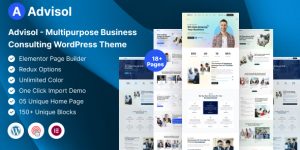 Advisol - Business Consulting WordPress Theme: Transform Your Business Website Hey there