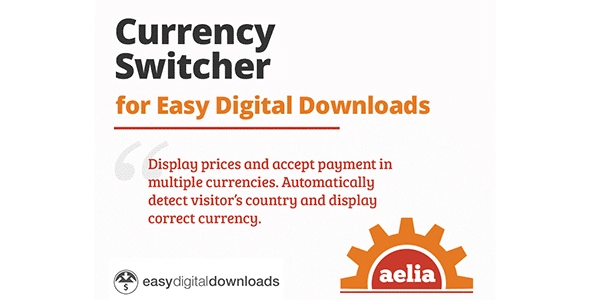 Transform your Easy Digital Downloads shop with Aelia Currency Switcher! Display prices and accept payments in multiple currencies