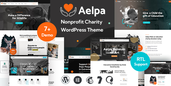 Are you on the lookout for an exceptional WordPress theme tailored for non-profit organizations and charitable institutions? Look no further! The Aelpa Nonprofit Charity WordPress Theme on ThemeForest is designed to give your cause the online presence it deserves. Whether you're part of a charity