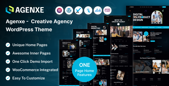 Elevate your digital agency with Agenxe Theme from Bevaultx. Stylish