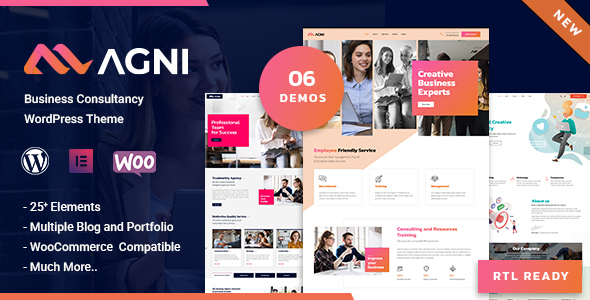 Agni - Business  Consulting WordPress Theme Looking for a killer WordPress theme that takes your business or consulting firm to the next level? Look no further than the Agni - Business  Consulting WordPress Theme. This theme is a powerhouse