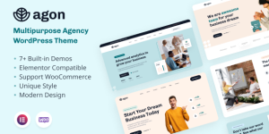 Explore Agon Multipurpose Agency WordPress Theme on Bevaultx. Perfect for agencies