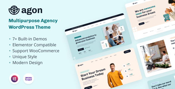 Explore Agon Multipurpose Agency WordPress Theme on Bevaultx. Perfect for agencies