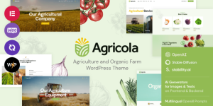 Agricola – Agriculture and Organic Farm WordPress Theme: Your Dream Site is Just a Click Away Hey there