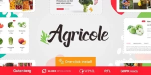 Agricole WordPress Theme is perfectly suitable for an agricultural business