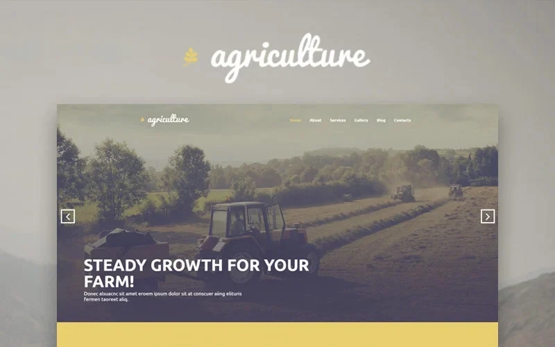 Optimize your web portal for mobile browsing by means of this responsive agriculture WordPress theme. It can automatically detect the devices used for viewing your site and