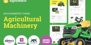 Discover AgroMach - the ultimate WooCommerce theme for agricultural machinery! Boost your online store with stunning designs