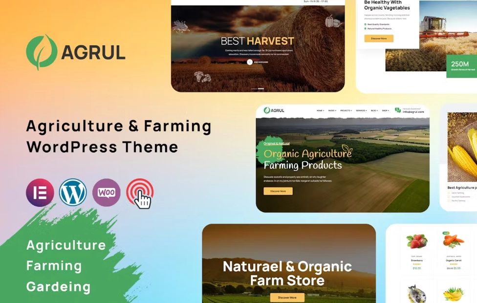 Discover Agrul – Agriculture Farming WordPress Theme