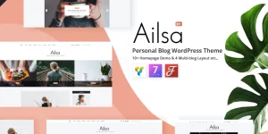 Ailsa - Personal Blog WordPress Theme Ailsa is a smart and clean look WordPress theme for a personal bloggers. You can customize what ever you think to make your website much better from your great ideas. Ailsa is not just a normal theme