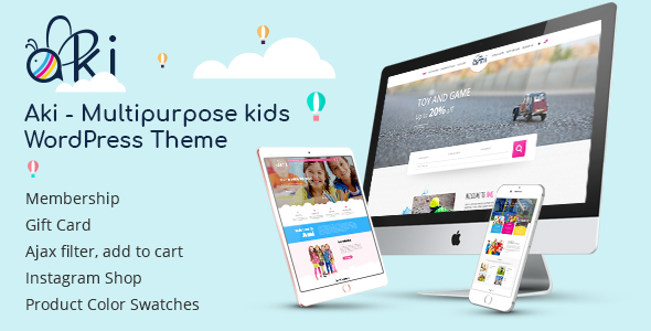 Introducing Aki – Multipurpose WordPress Theme Hey WordPress fanatics! If you're on the lookout for a versatile and stylish theme